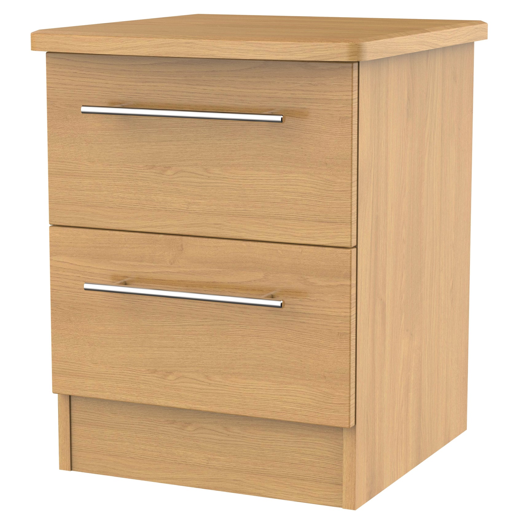 Nottingham 2 Drawer Bedside Cabinet