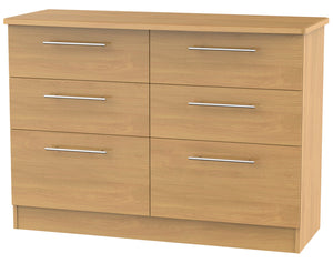 Nottingham 6 Drawer Midi Chest Of Drawers