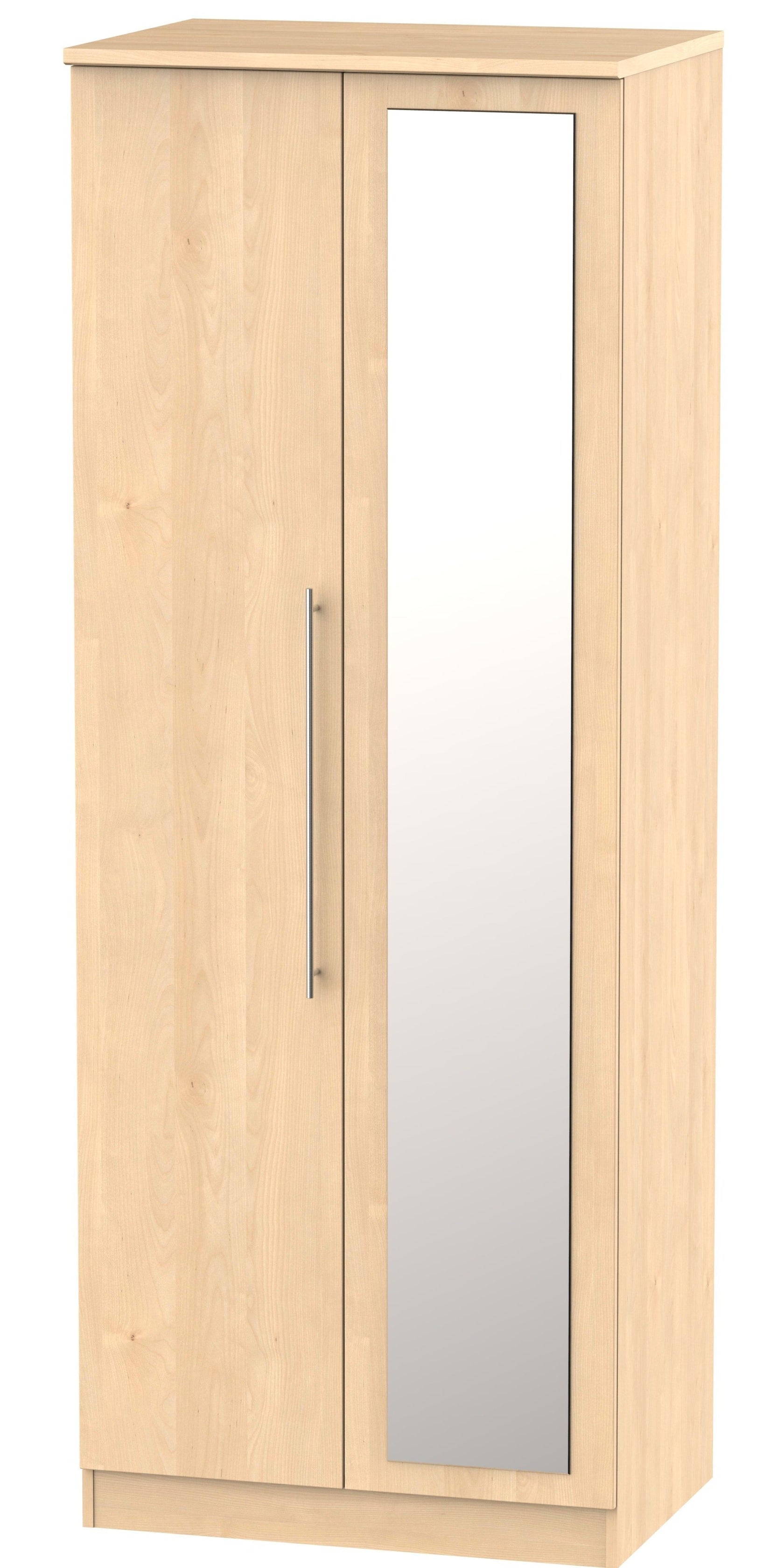 Nottingham 2 Door Tall Mirror Wardrobe