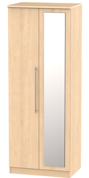 Nottingham 2 Door Tall Mirror Wardrobe
