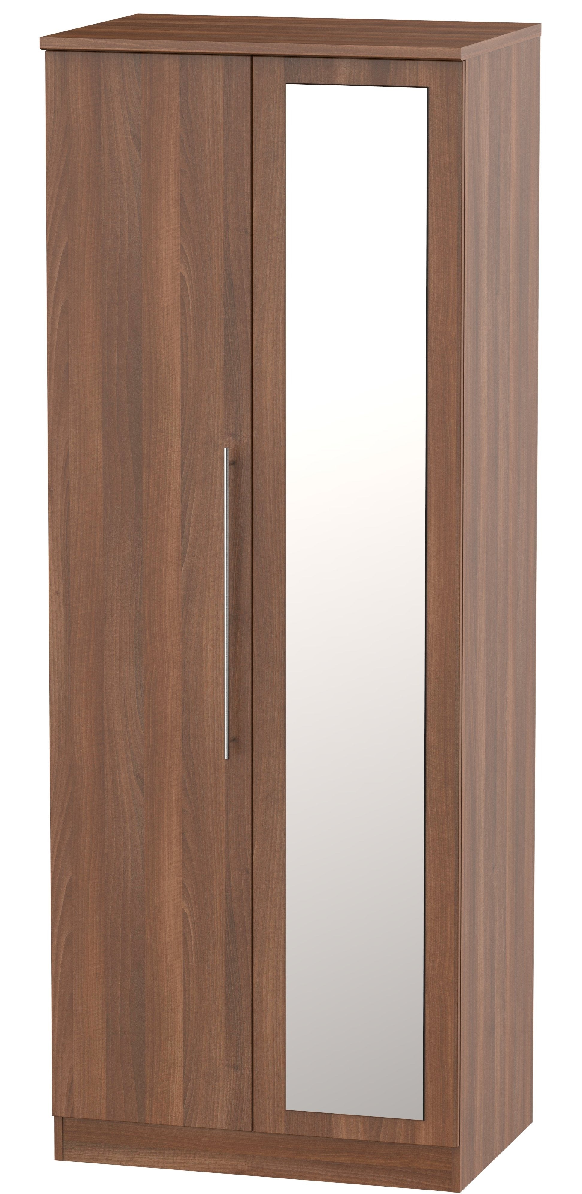 Nottingham 2 Door Tall Mirror Wardrobe
