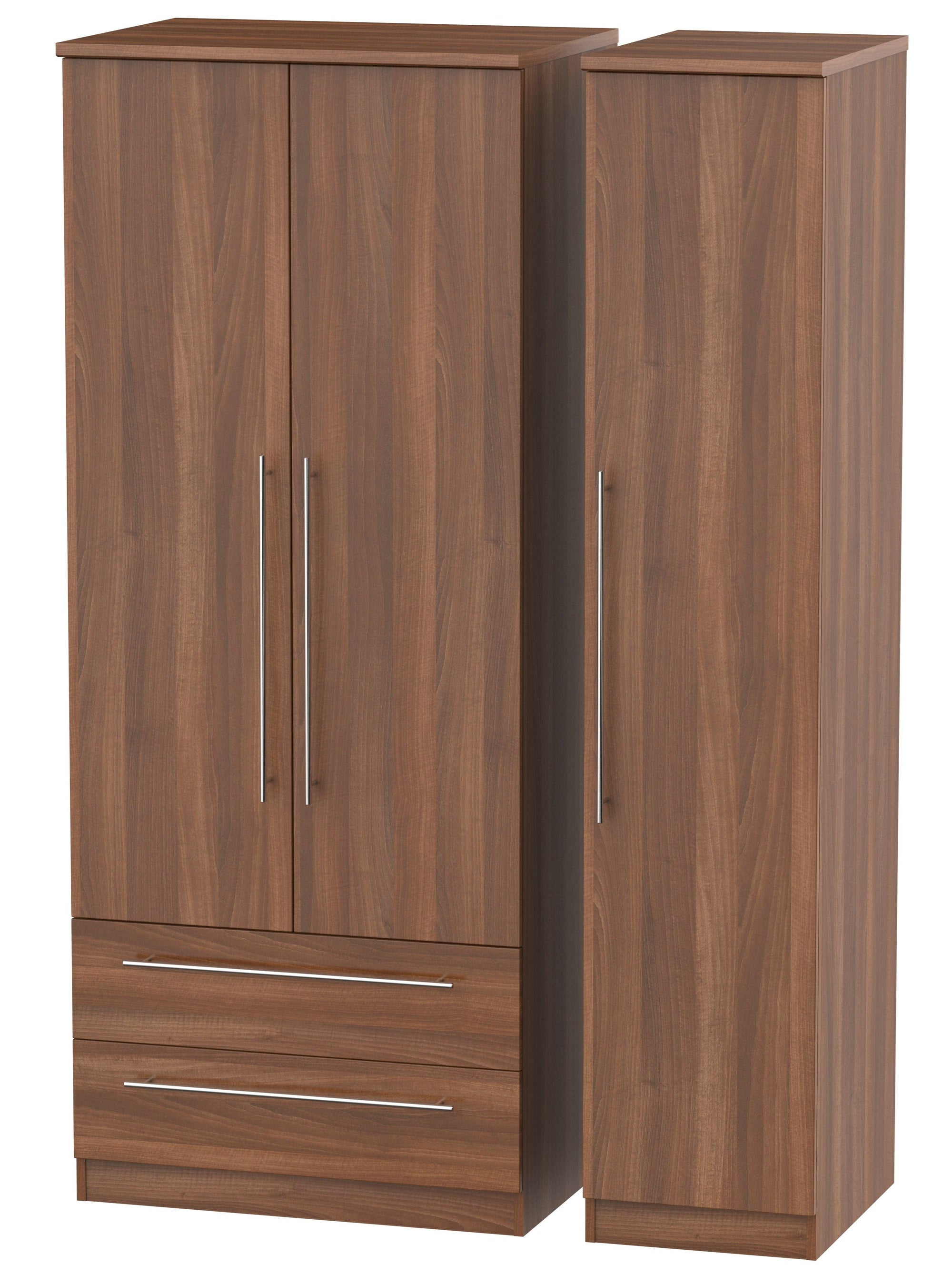 Nottingham 3 Door 2 Left Drawer Wardrobe