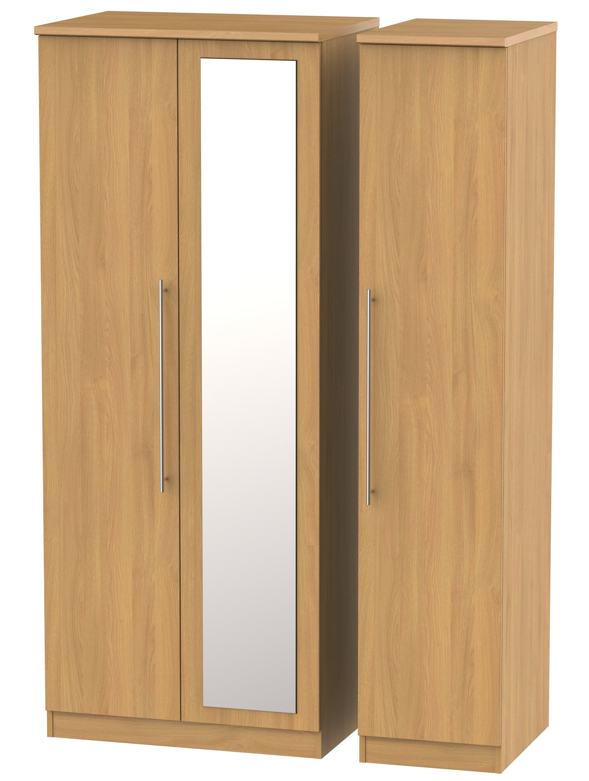 Nottingham 3 Door Mirror Wardrobe