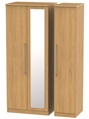 Nottingham 3 Door Mirror Wardrobe