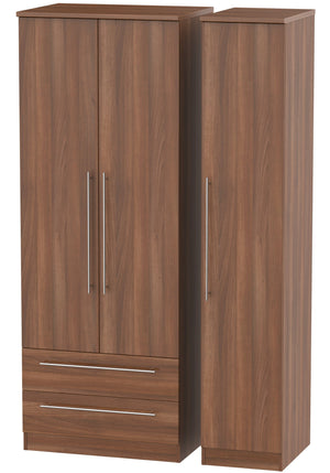 Nottingham 3 Door 2 Left Drawer Tall Wardrobe