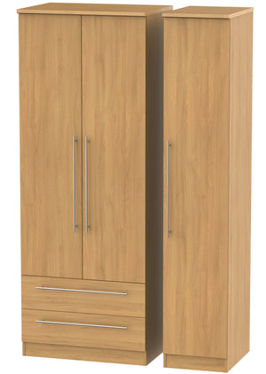 Nottingham 3 Door 2 Left Drawer Tall Wardrobe