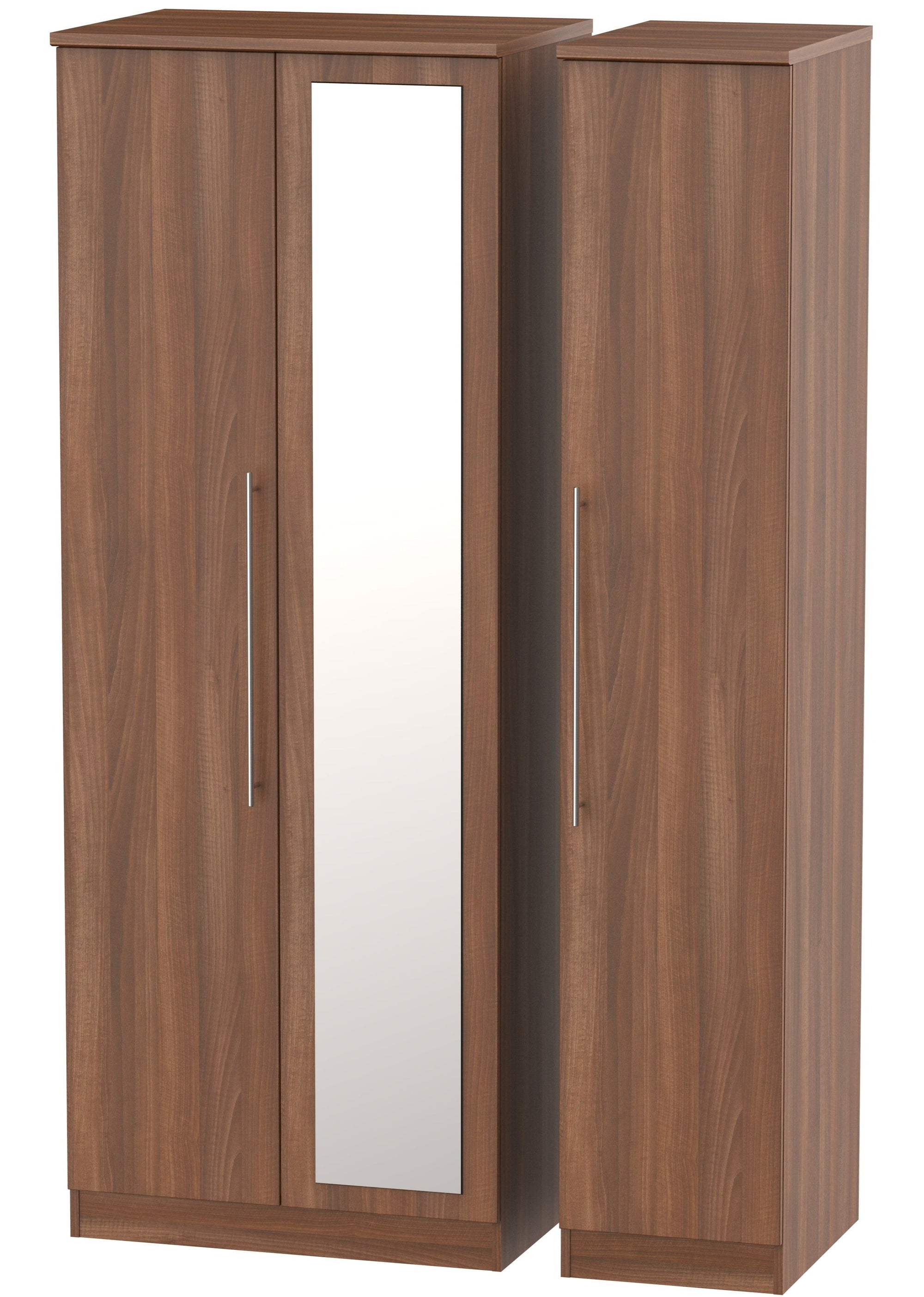 Nottingham 3 Door Tall Mirror Wardrobe