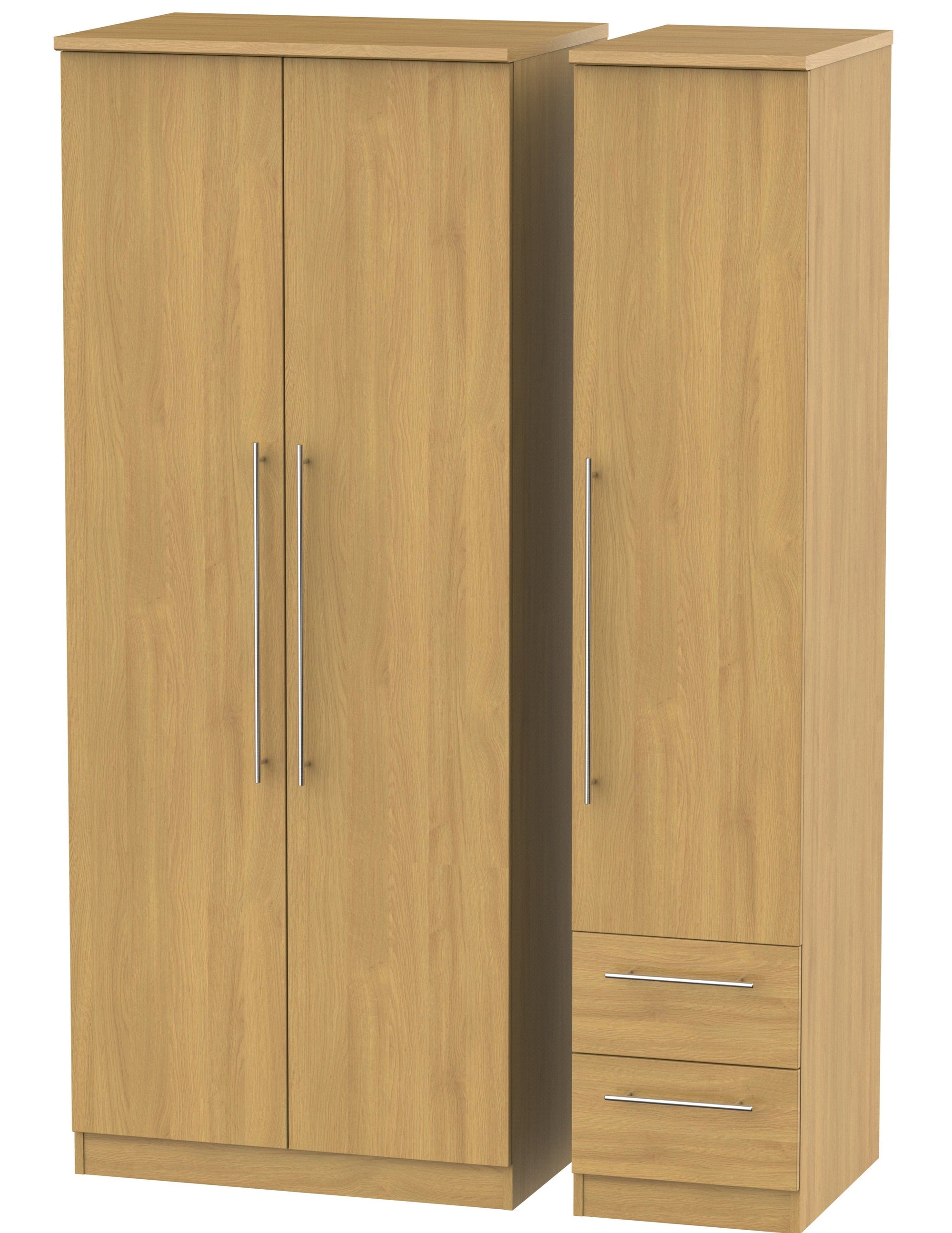 Nottingham 3 Door 2 Right Drawer Wardrobe