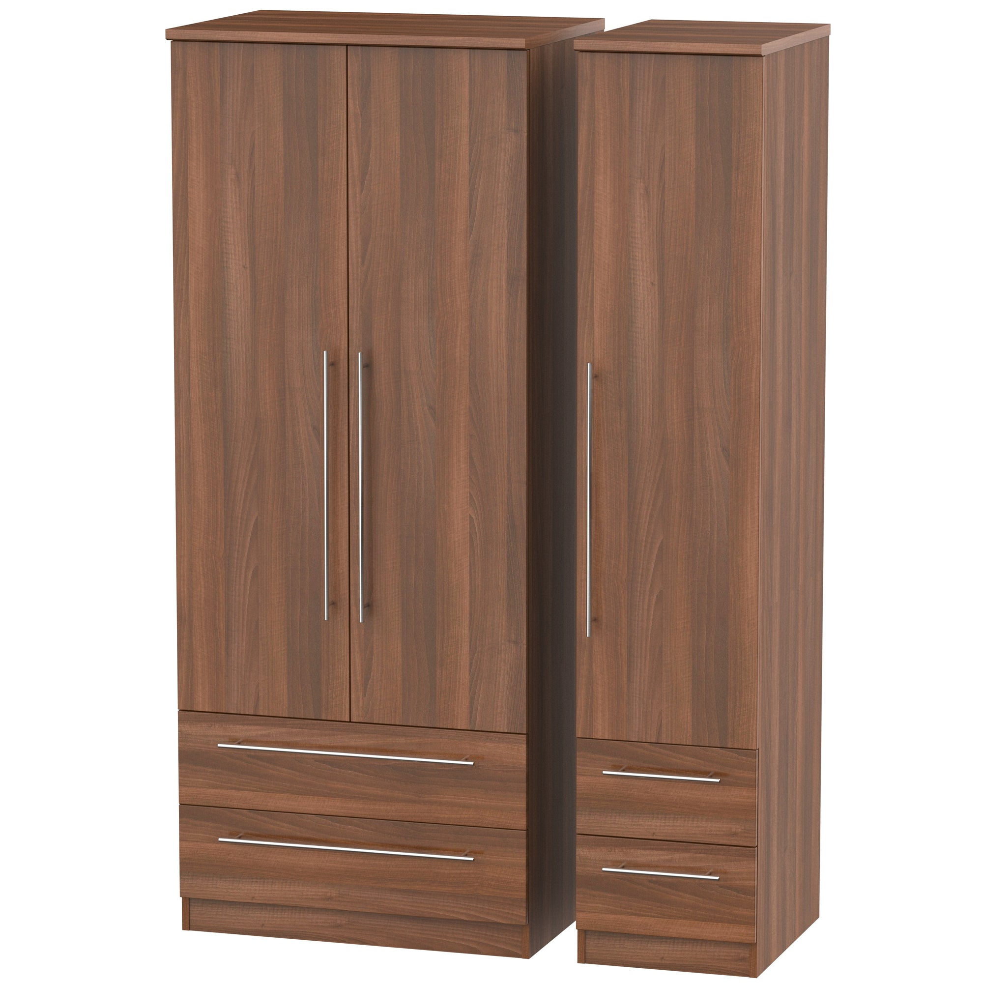 Nottingham 3 Door 4 Drawer Wardrobe