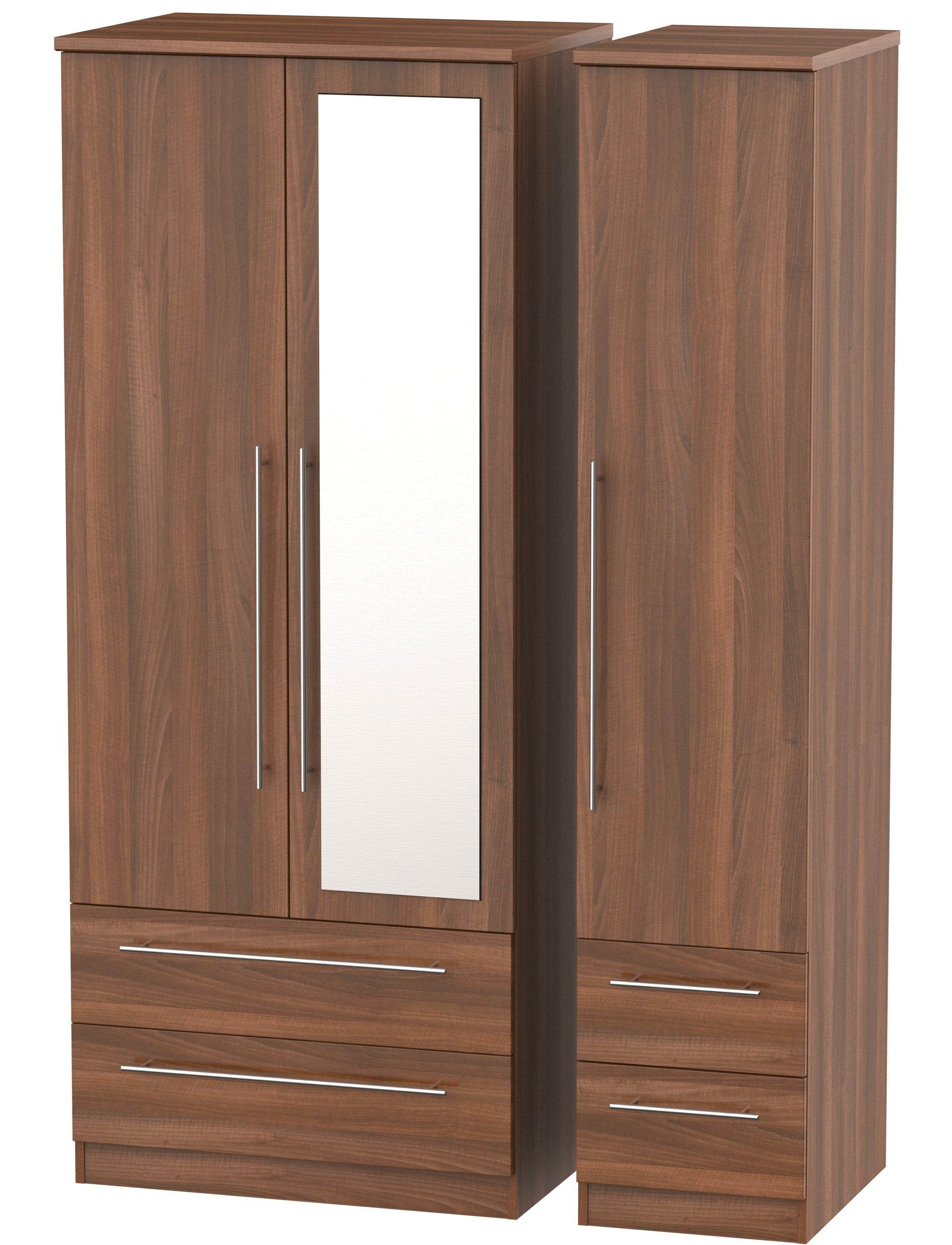 Nottingham 3 Door 4 Drawer Combi Wardrobe