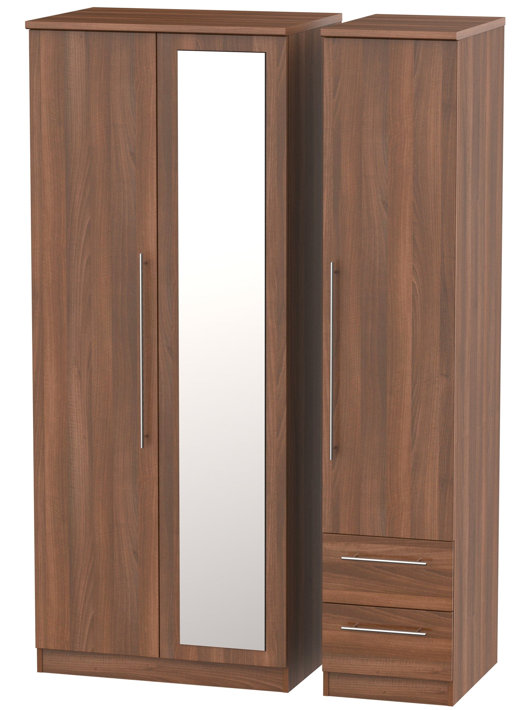 Nottingham 3 Door 2 Drawer Combi Wardrobe