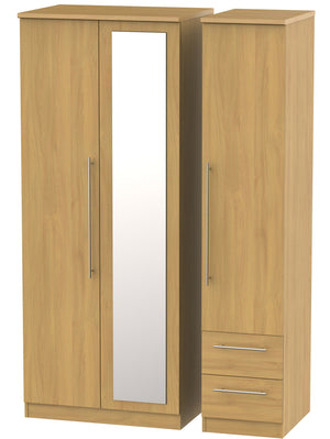 Nottingham 3 Door 2 Drawer Combi Wardrobe