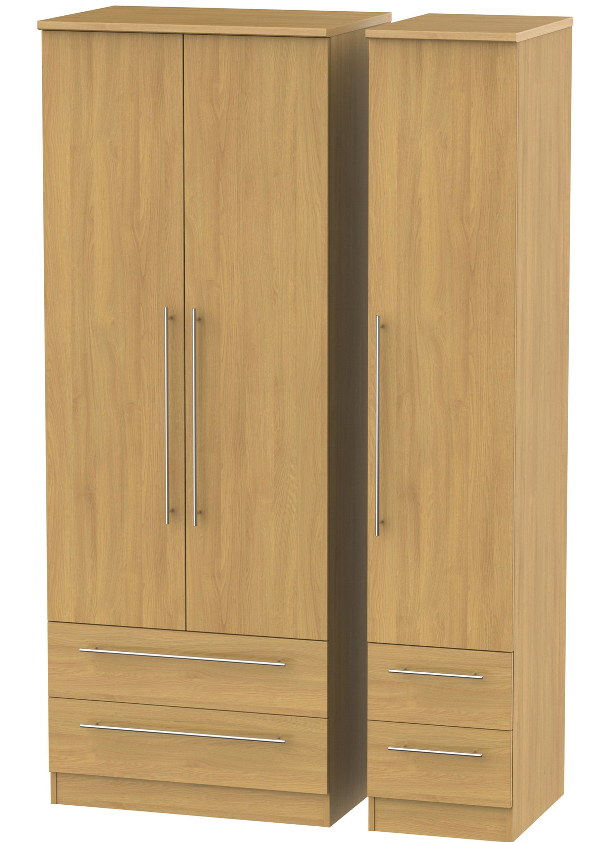 Nottingham 3 Door 4 Drawer Tall Wardrobe