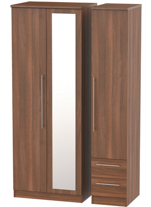 Nottingham 3 Door 2 Drawer Tall Combi Wardrobe