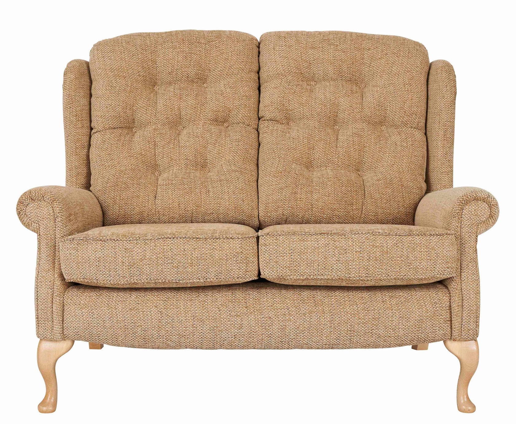 Celebrity Woburn Legged Fabric Fixed 2 Seat Settee