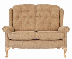 Celebrity Woburn Legged Fabric Fixed 2 Seat Settee (Colour Change)