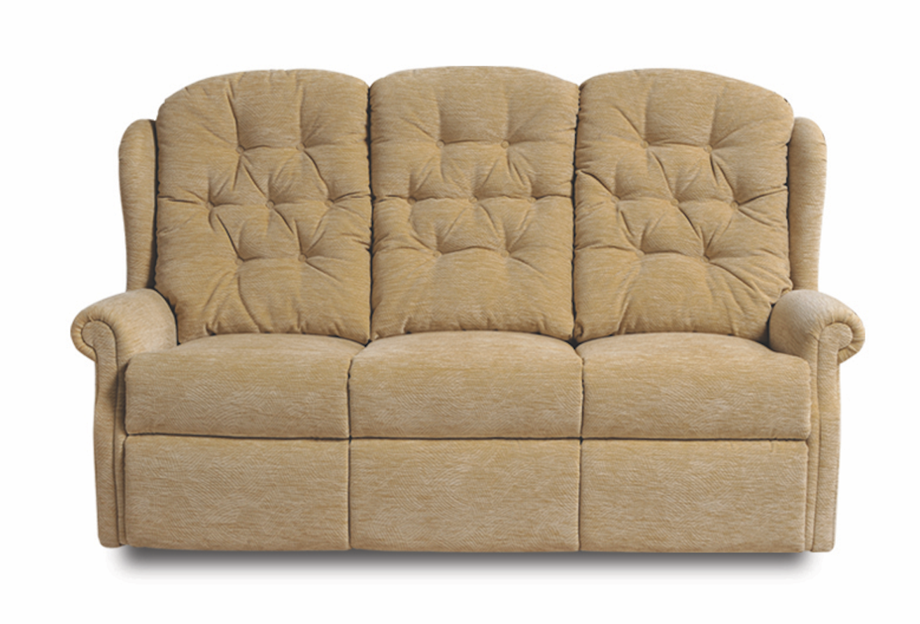 Celebrity Woburn 3 Seat Fabric Recliner Settee