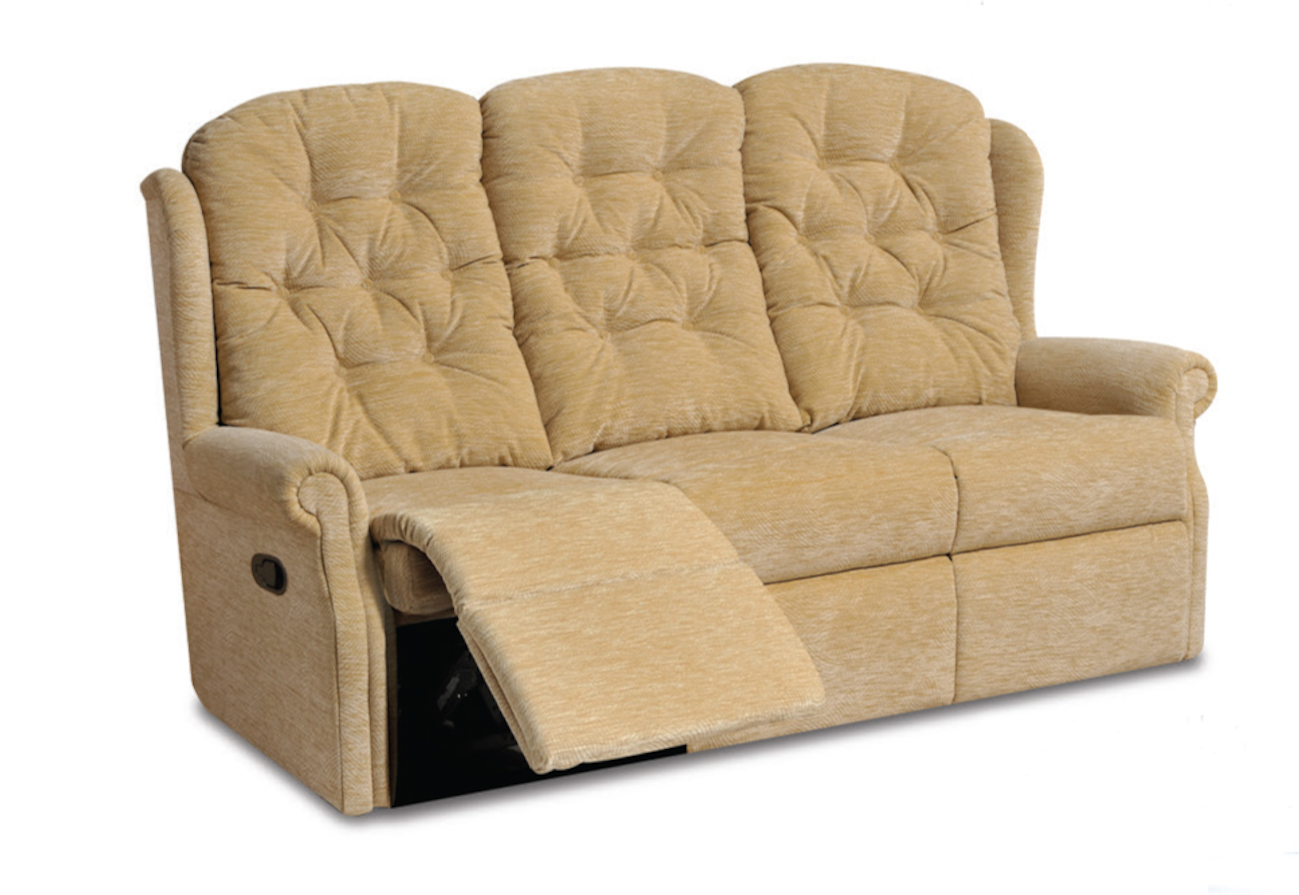 Celebrity Woburn 3 Seat Fabric Recliner Settee